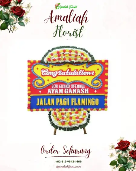 Sewa Papan Bunga Nunang Daya Bangun